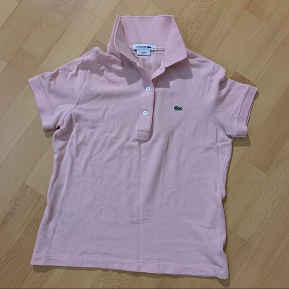 ✨LACOSTE✨ AUTHENTIC PINK POLO TEE🐊 - Picture 6 of 9